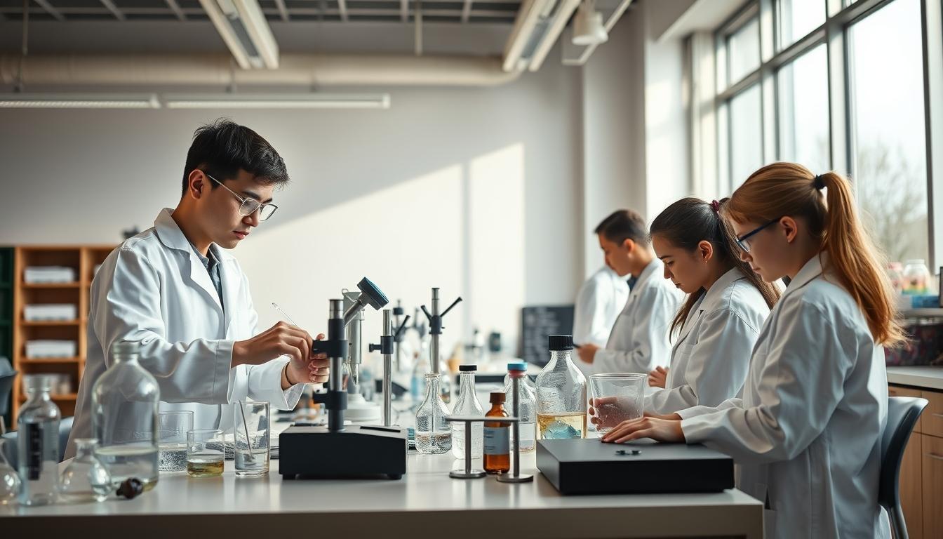 Structured study materials and learning resources on a desk